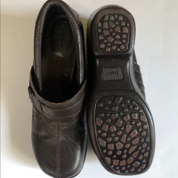 🆕 [B.O.C.] Brown Leather Clogs Sz: 8 - Picture 2 of 5